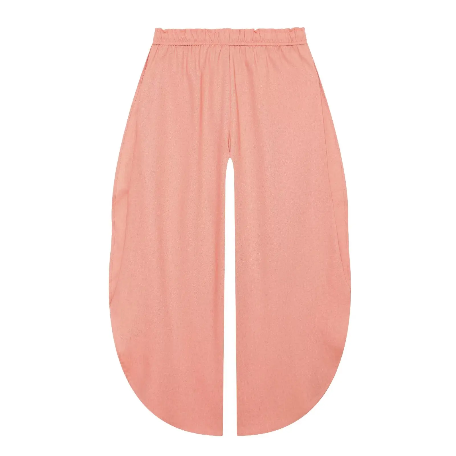 TFMLN 2026 Damen-Split-Lange Hose Sommer Neu Elastischer Bund Schnürung Dekorative Loose-Fit-Hose Lässige Mode Vielseitig – Detail 5