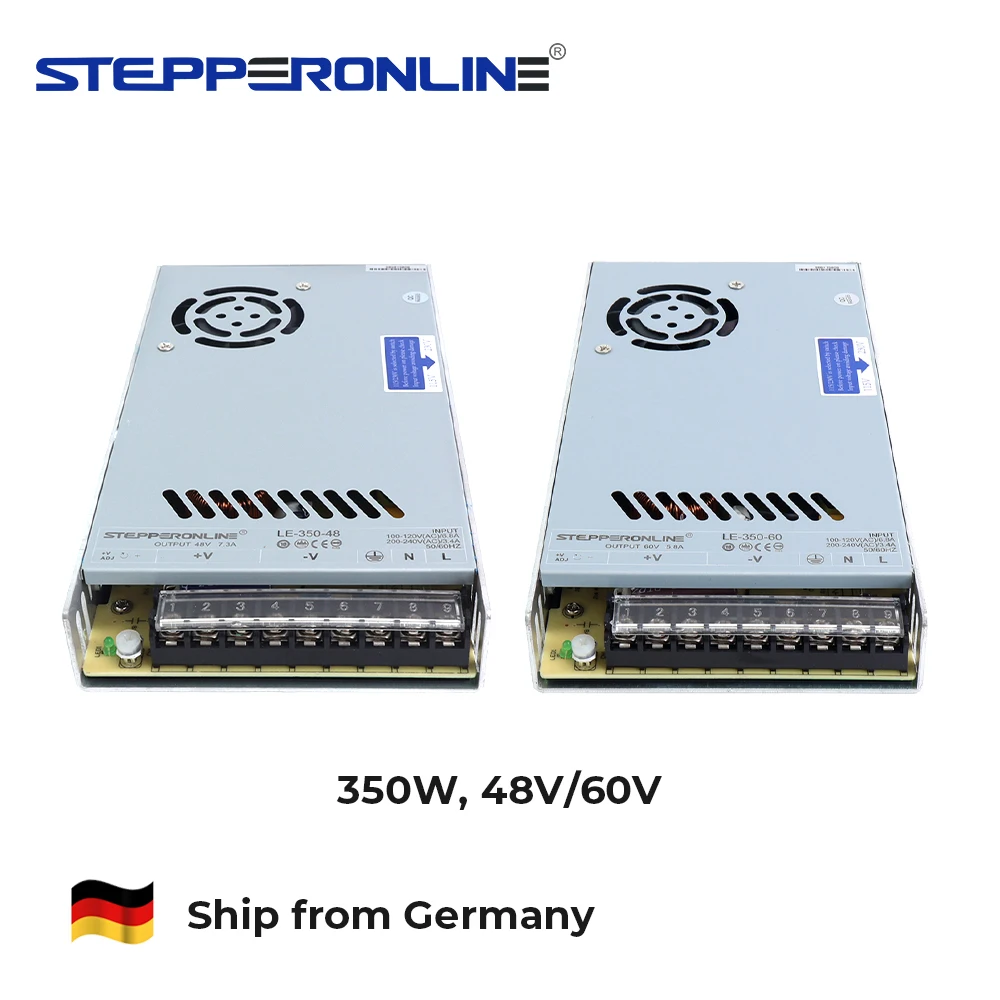 STEPPERONLINE Schaltnetzteil DC 60V 48V 350W Transformator AC zu DC Adapter für LED-Streifen
