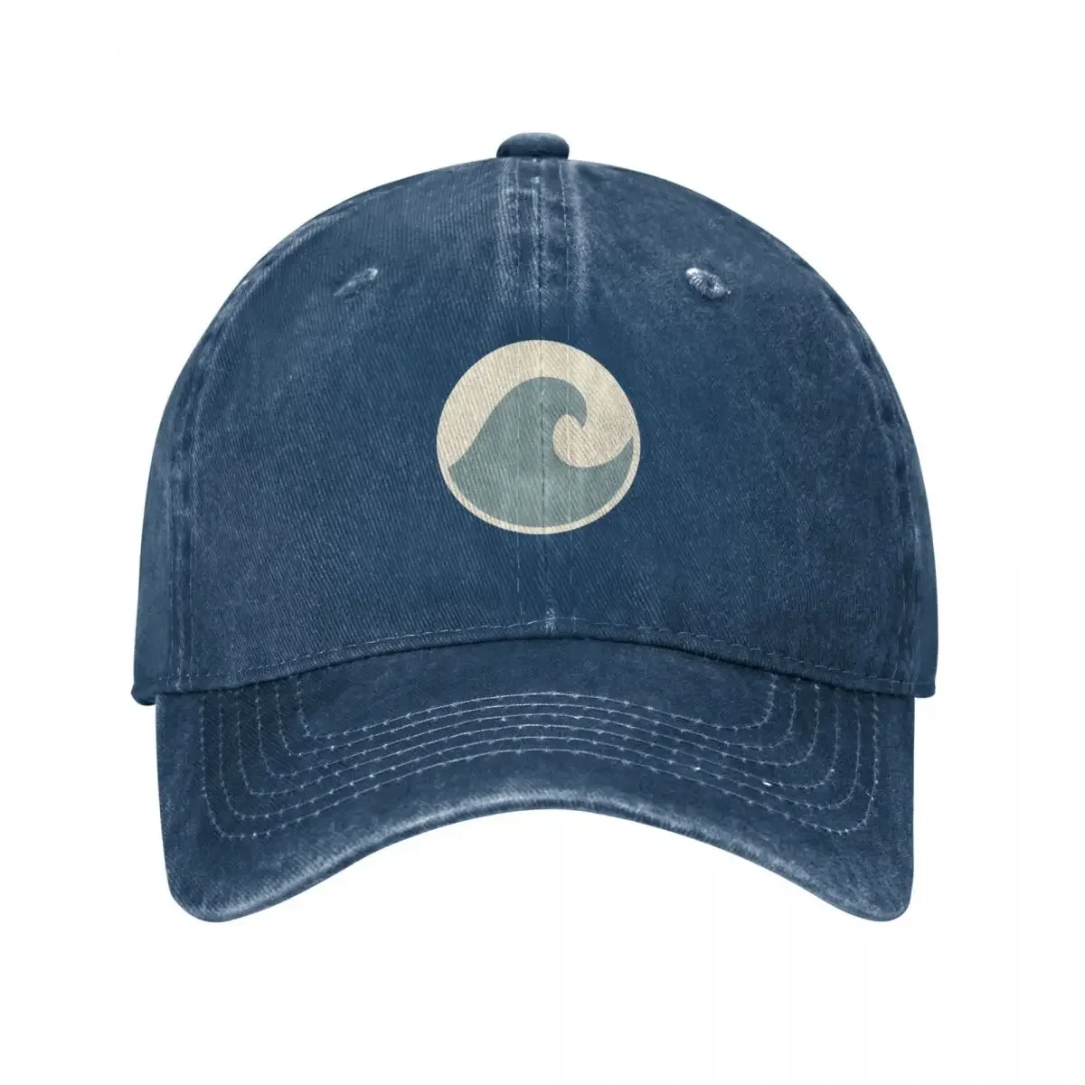 Blue Sea Waves Baseball Cap Trucker Cap Big Size Hat Women's Beach Outlet Men's