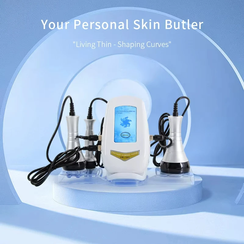 

Body Slimming Beauty Machine 3 In 1 40K Cavitation Machine Ultrasonic Lipo Mini RF Fat Burning Face Care Skin Tightening Device