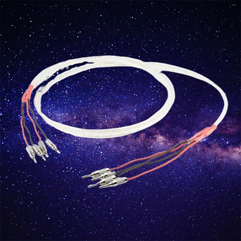 

Reference-Grade 6N OCC Ag-Plated Bi-Wire Speaker Cable - Dual Gold-Plated Banana Connectors & UL-CL3 Certified​