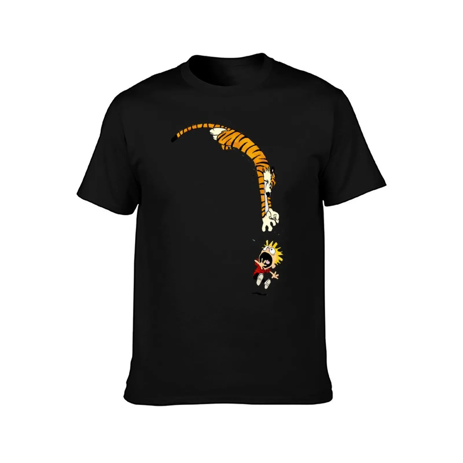 Calvin and hobbes classic T-Shirt plus size tops anime t shirts T-shirt men