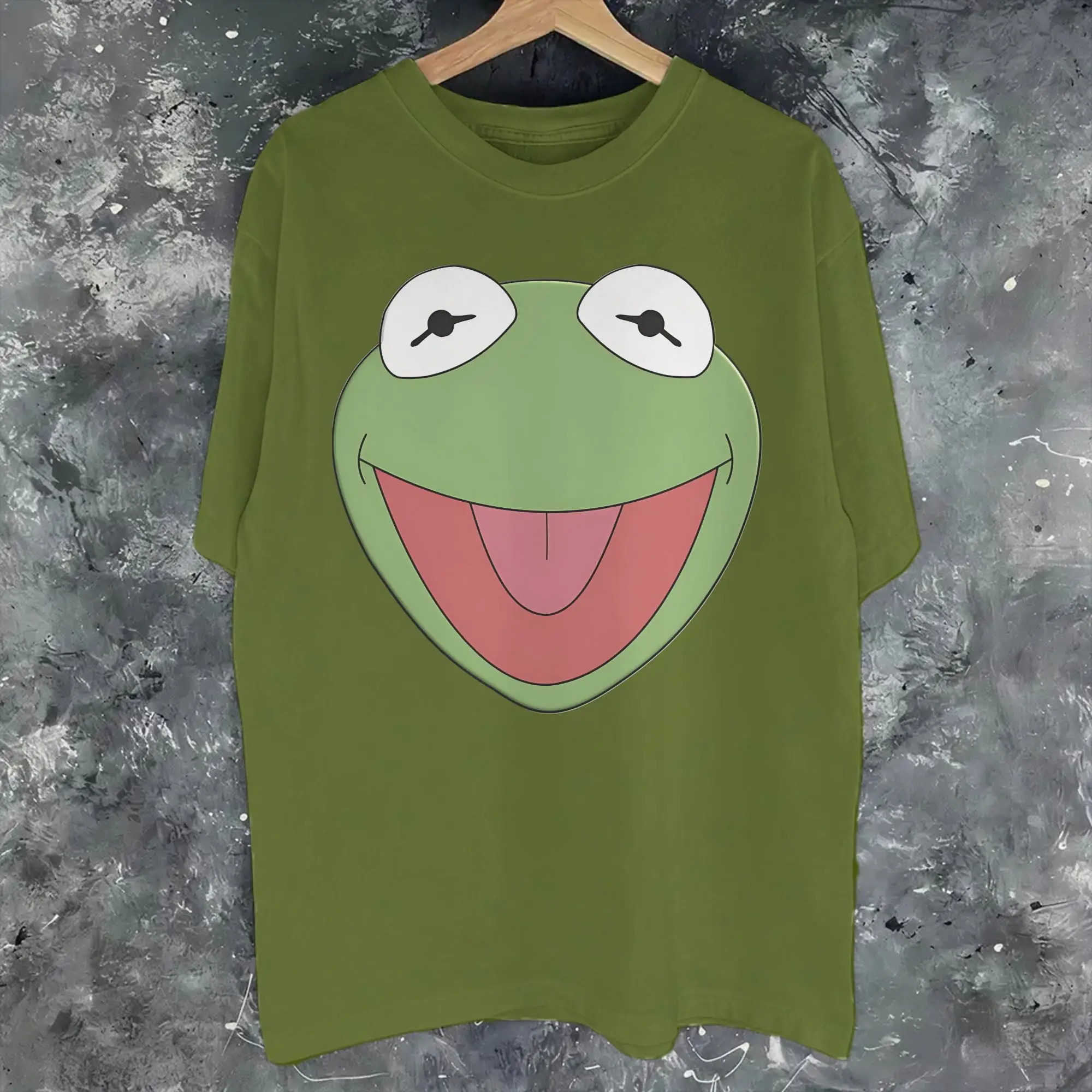 Kermits the Frog Graphic Print T Shirts for Men Women  Pure Cotton  Tee Shirt Clothing