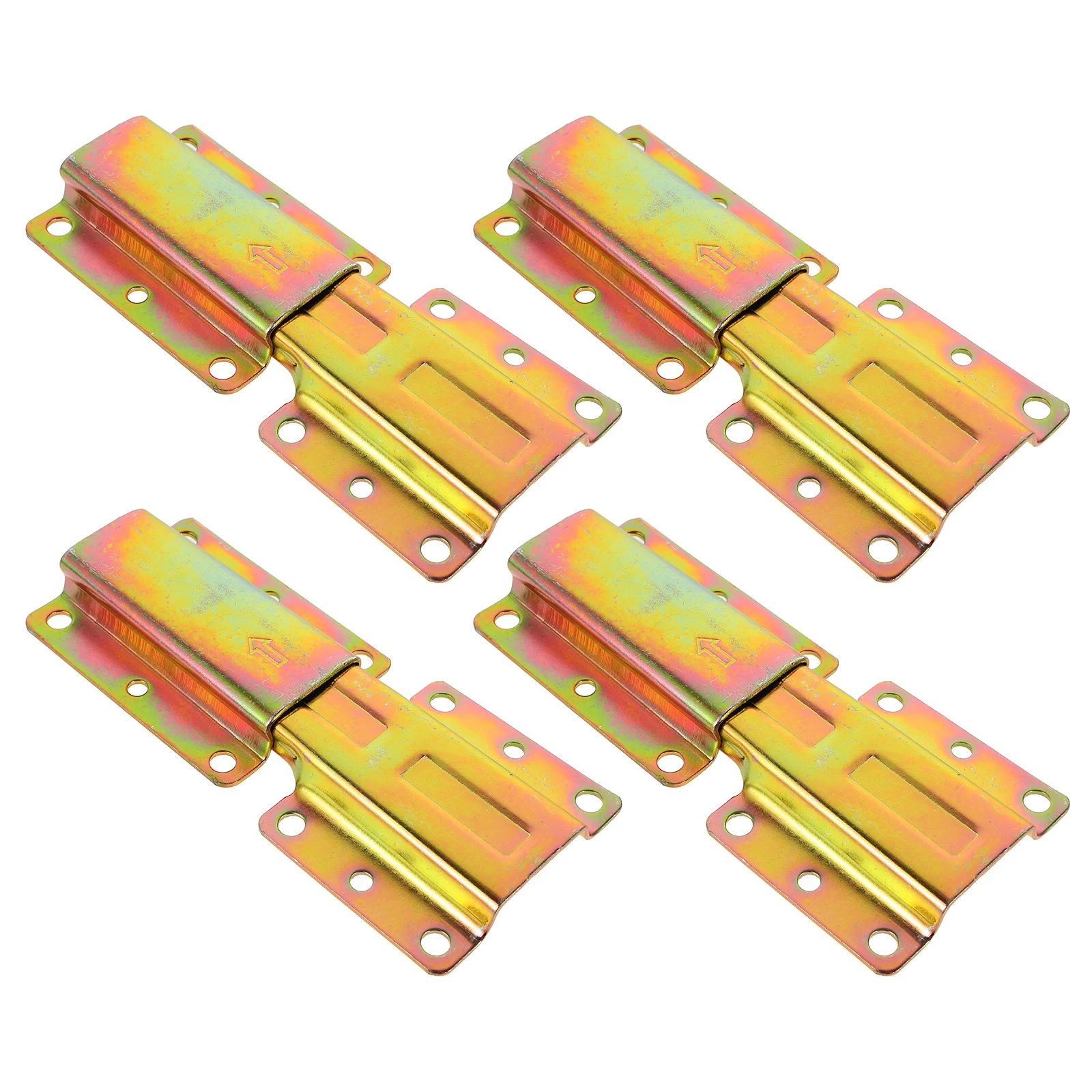 

4pcs Sofa Latch Furniture Hardware Gold Design Metal Various Furniture Compatibility Easy Installation Sofa Slider