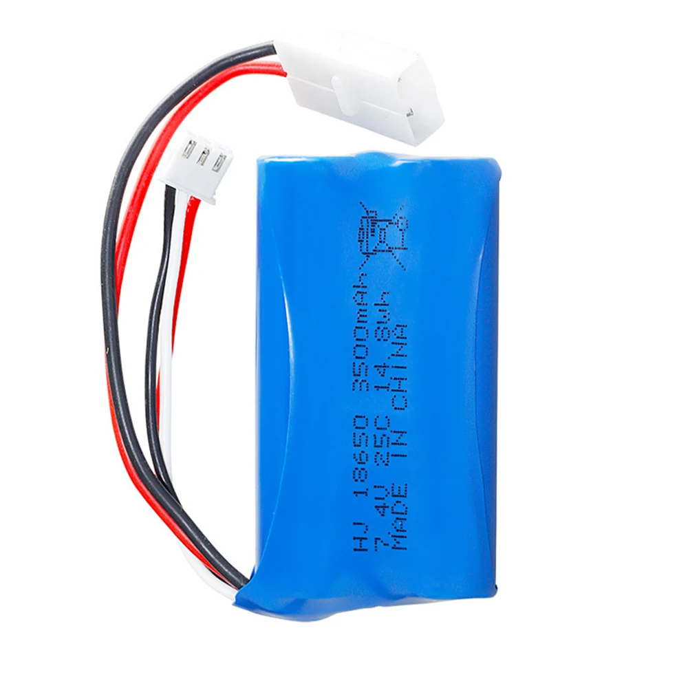 7.4V 3500mAH 25C Li-ion Batery with Tamiya Plug 2S for  remote control helicopter Car Tank Boat Toy 7.4 V 18650 Toy Lipo battery