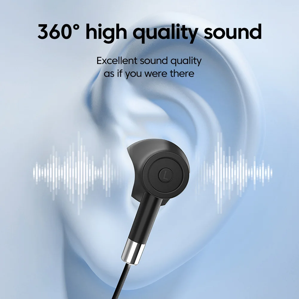 OLAF سماعات لاسلكية بشريط حول الرقبة بلوتوث V5.4 سماعات مع عرض الطاقة HiFi جودة الصوت سماعة رياضية سماعات أذن مغناطيسية