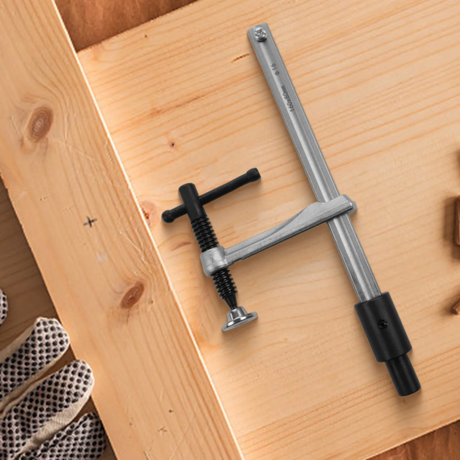 1PCS Holzbearbeitung Desktop Schnell Wirkende Halten Unten Clamp Schnelle Feste Clip Für Holzbearbeitung Bänke 16/28MM Loch werkzeug Metall Teile