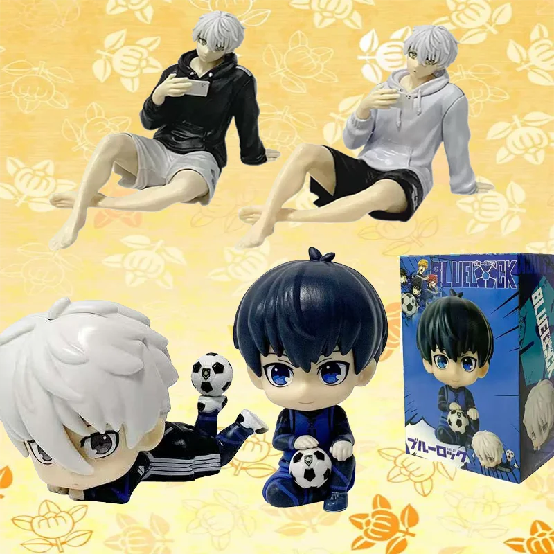 جديد 8.5 سنتيمتر Megahouse الأزرق قفل ناجي Seishiro جوهرة أنيمي الشكل البلاستيكية لطيف الجدول الديكور نموذج لعب الاطفال هدايا عيد الميلاد #2