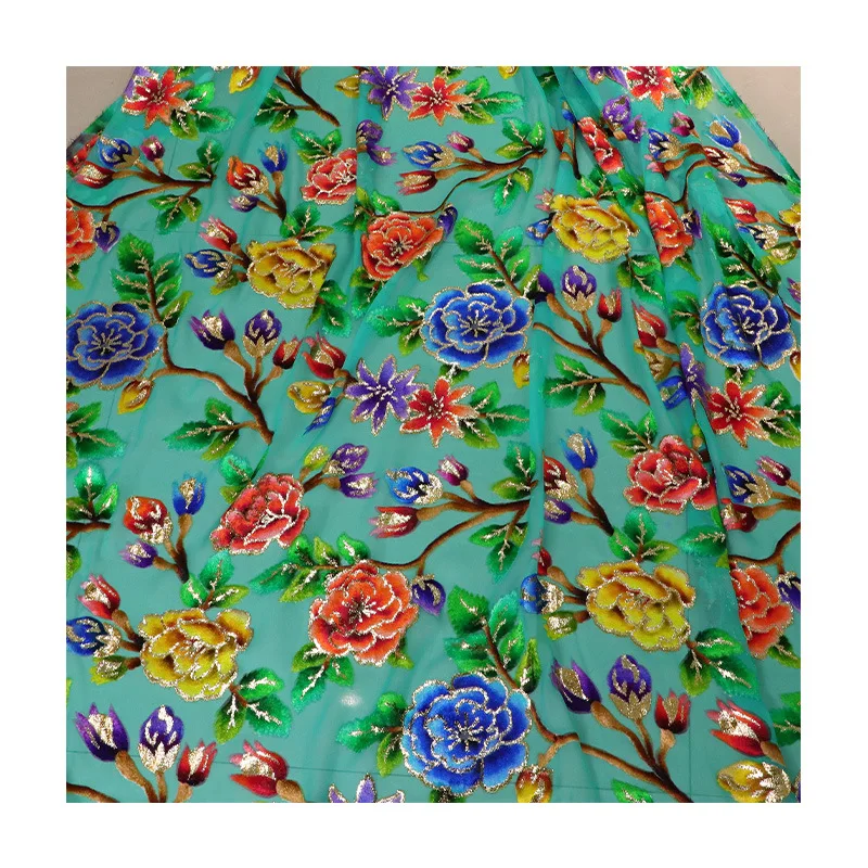 Silk Jacquard Velvet Woven Joe Fabric Dress and Cheongsam