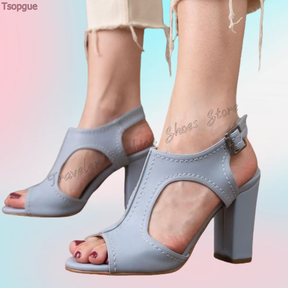 الأرجواني اللمحة تو قطع الصنادل كعب عالي مكتنز ماتي جلدية أحذية عالية الكعب للنساء الكعوب 2025 جديد Zapatos Para Mujere