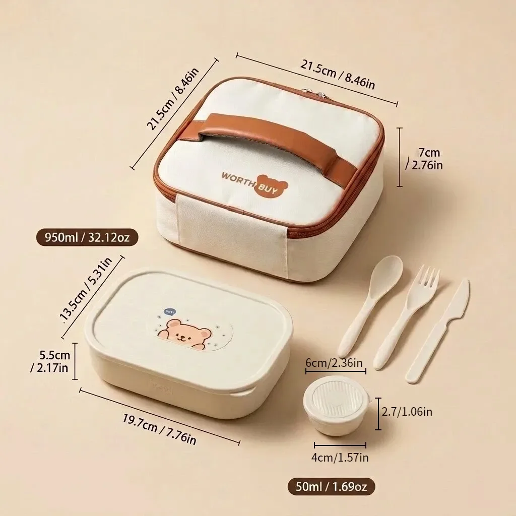 Plastic Bento Box voor studenten, kinderen, school, lunchbox, magnetronbestendig, 3 compartimenten, maaltijdvoorbereiding, voedselbewaarcontainers, snackcontainer