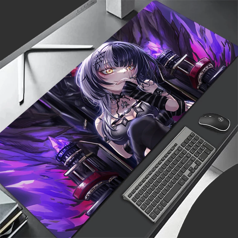

Mouse pad Large Hololive Shiori Novella rubber keyboard mouse carpet anti-slip gamer mouse pad laptop coaster PC carpet Mousepad