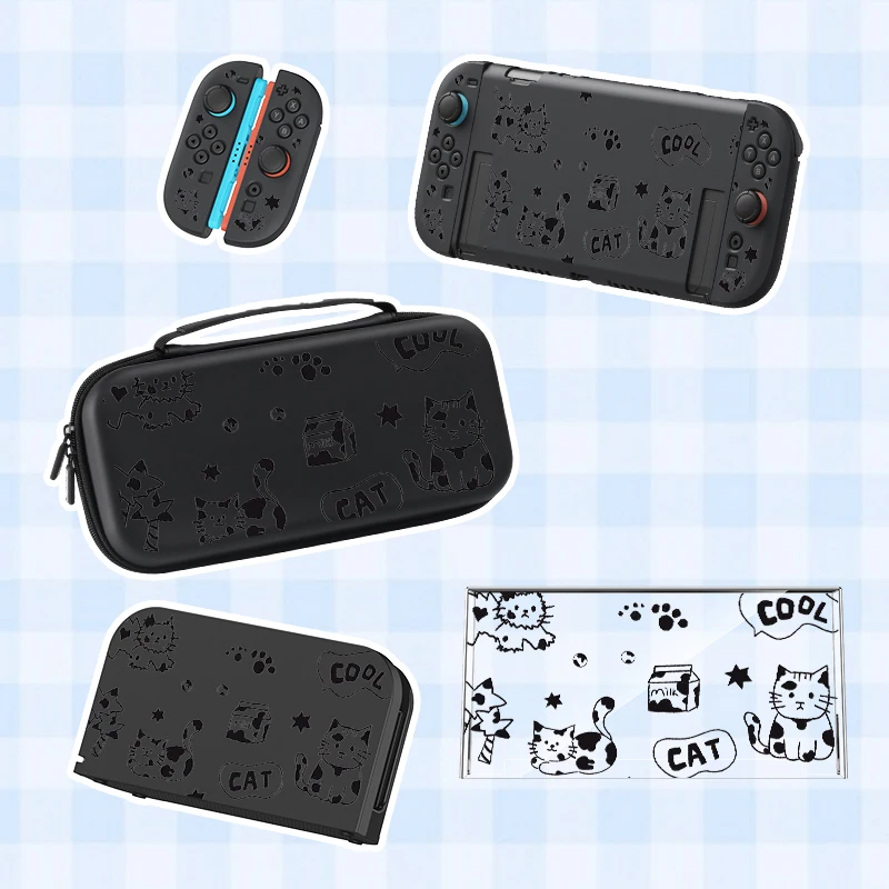 for Switch2,multiple styles available: handle shell,card base shell,protective shell,storage bag,dust cover,all-round protection