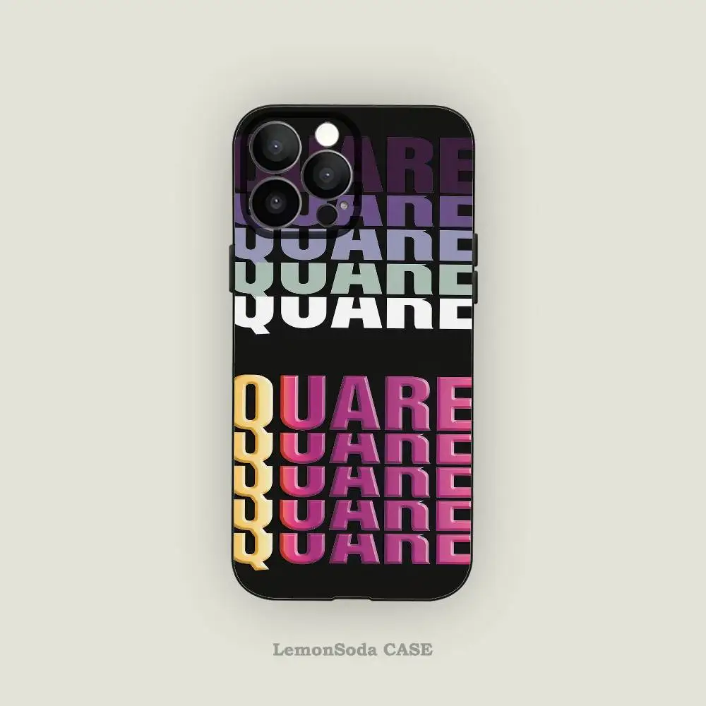 D-Dsquared2 Чехол для телефона Черный силиконовый матовый чехол для телефона для Iphone 17 Air 16 15 14 13 12 11 Pro Max Мягкий чехол из ТПУ