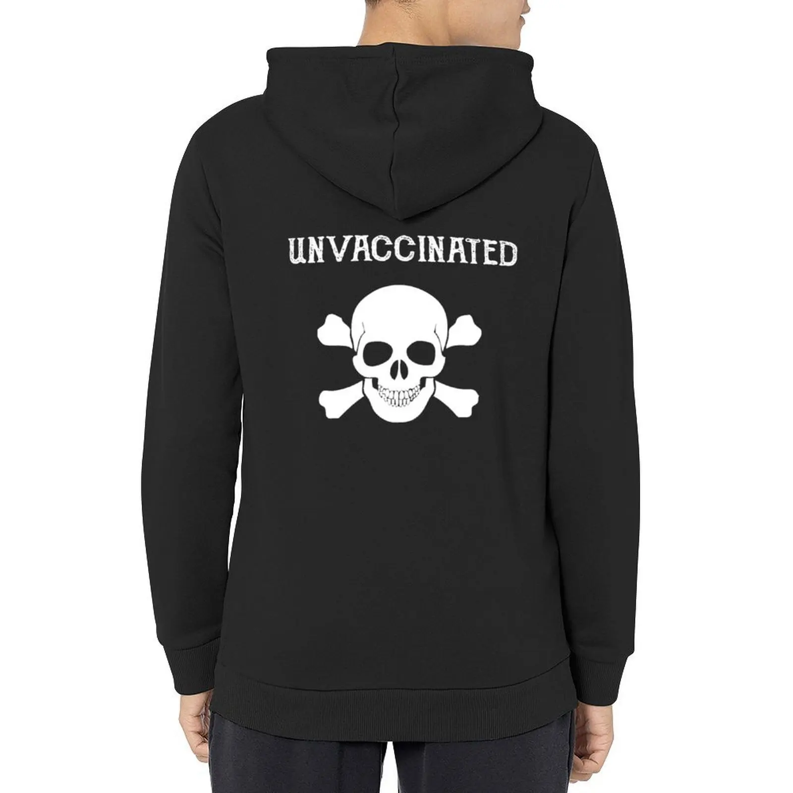 

Unvaccinated Skull Hoodie autumn clothes korean autumn clothes autumn new products men's sweat-shirt anime hoodie