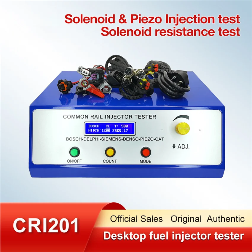 

CRI201 Electronic Fuel Injection Common Rail Injector Pulse Tester Can Measure Electromagnetic Piezoelectric Injectors 110V-240V