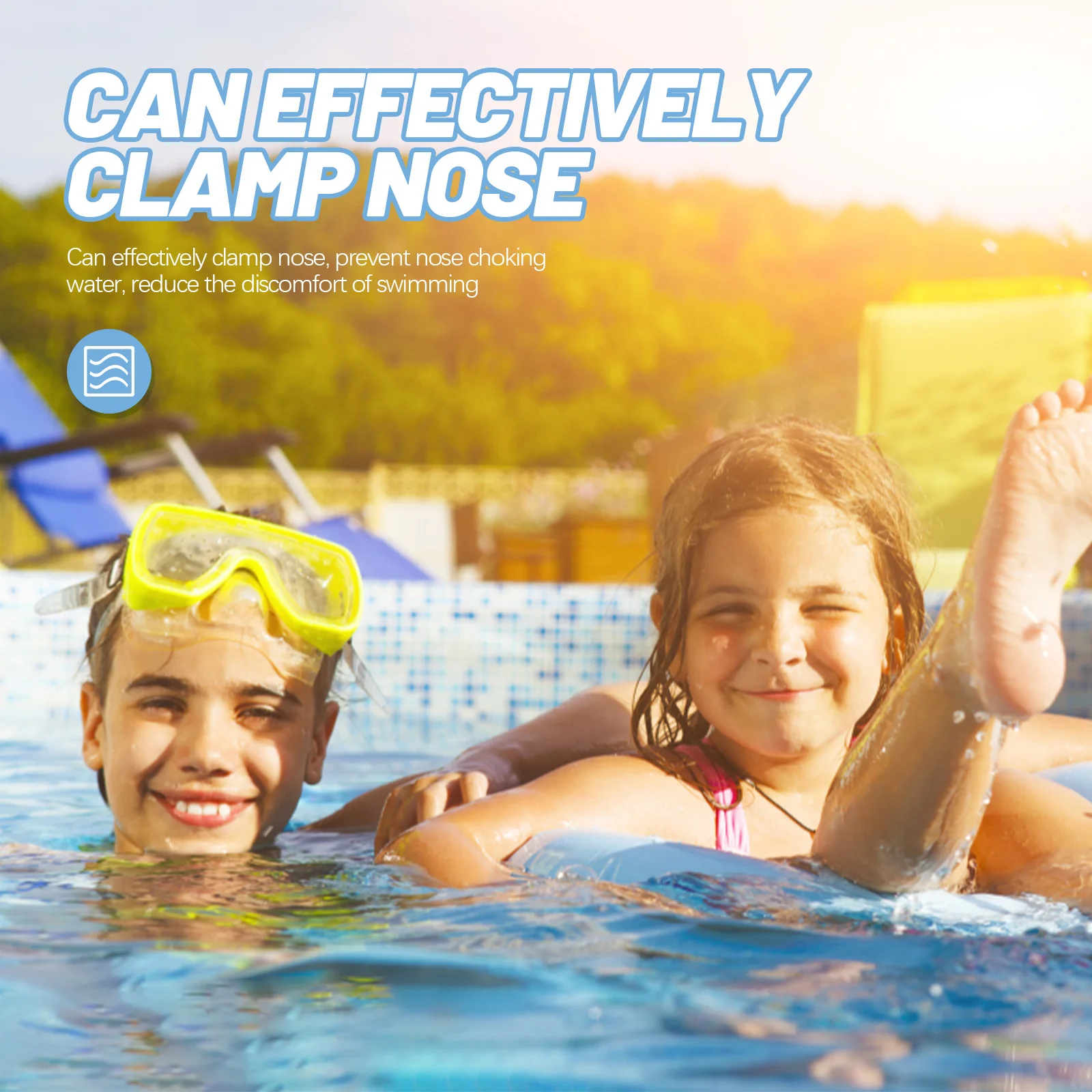 

3 pcs Silicone Swimming Clips For Adult, Anti-Choking Water Nose Plugs, Soft Skin-Friendly Fit, Reusable Swim Nose Clip For