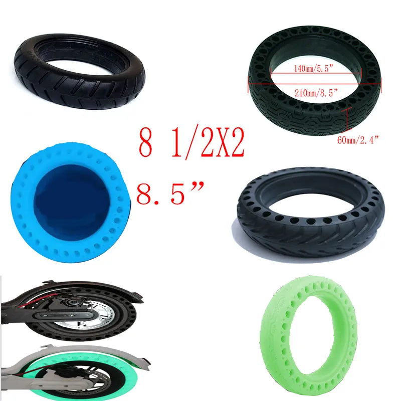 8 1/2*2 8.5 inch tire for Xiaomi Mijia M365 Electric Scooter 8 1/2x2 Upgraded Thick Wheel Vacuum Tyre