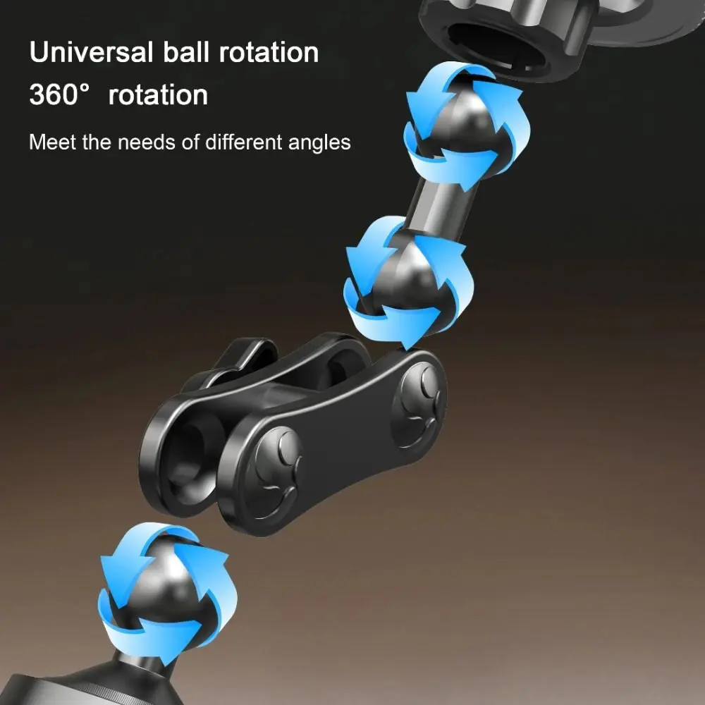 Two-Way Magnetic Suction Gym Phone Bracket 360 Degree Rotation Foldable Traning Selfie Phone Holder Adjustable Universal