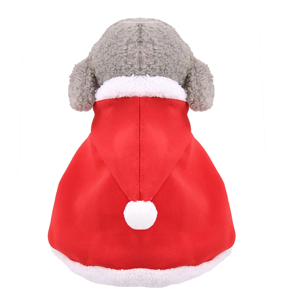 

Pet Decoration Cat Dog Costume Christmas Costumes Puppy for Cats Polar Fleece Coat