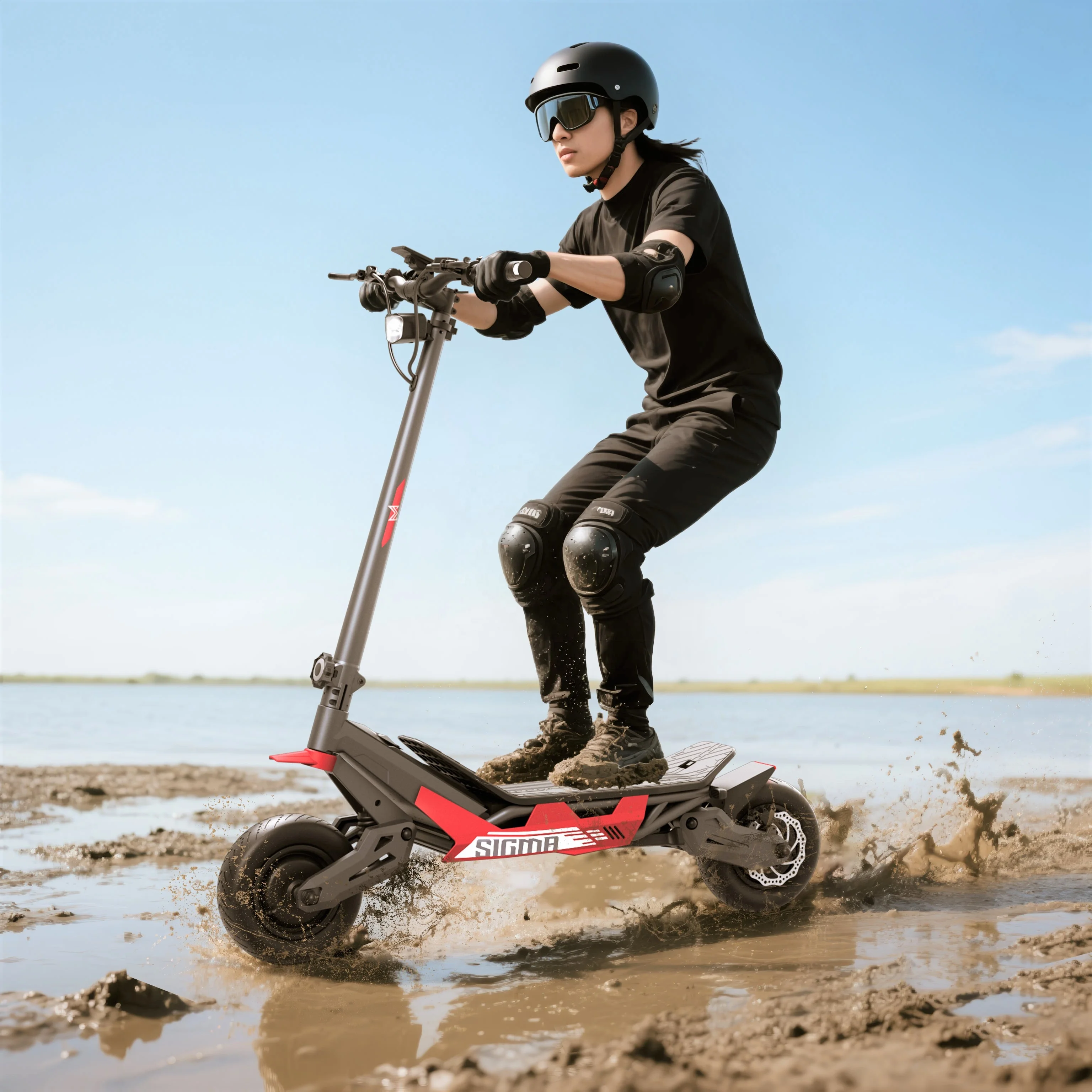 

High Ultra Fast Offroad E Scooter Dual Motor Powerful 11 Inch Off Road EScooter All Terrain Sport Off-Road Electric Scooter