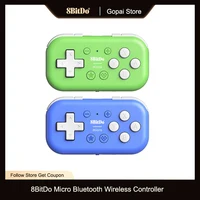 8BitDo Micro Bluetooth inalámbrico Gamepad para Nintendo Switch Windows Android macOS iOS iPadOS Raspberry Pi controlador de juego