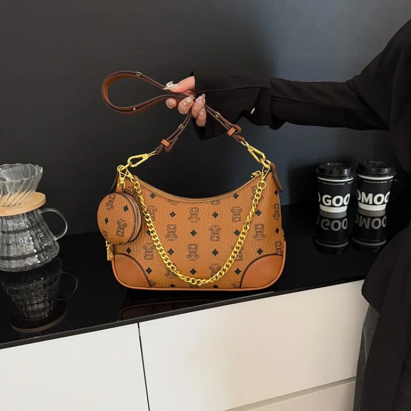 

women vintage shoulder bag with buckle small pu leather handbag retro design everyday use dating bag