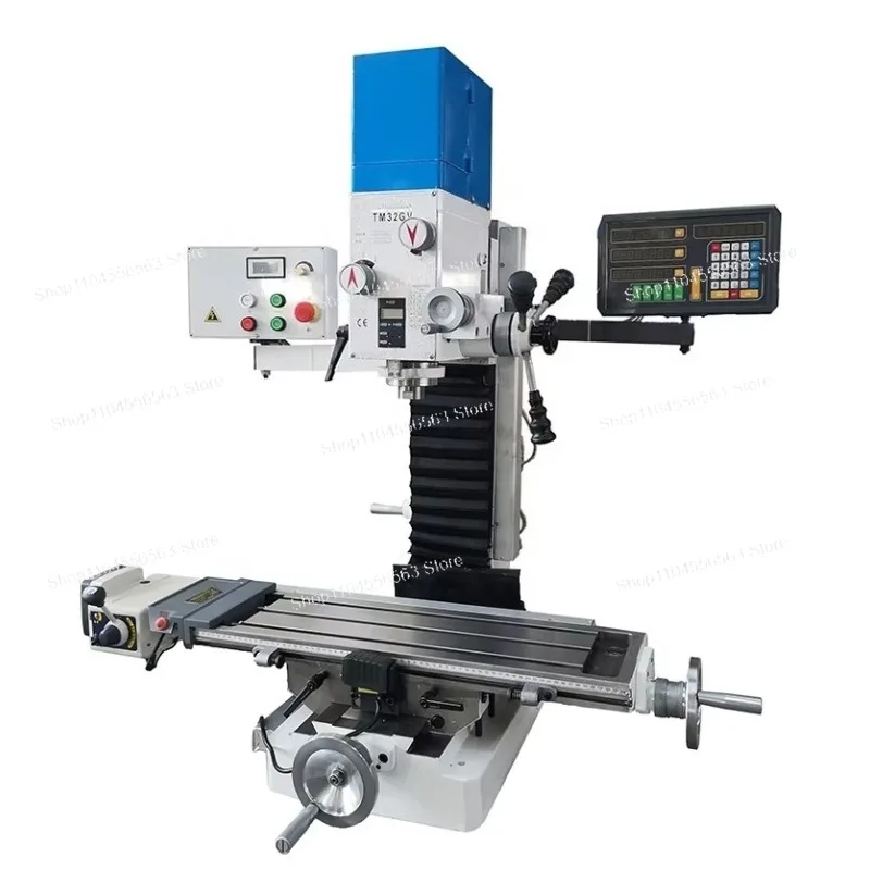 TM32GV Manual Milling Machine, 32mm Brushless 1100W Variable Speed Metal Mill