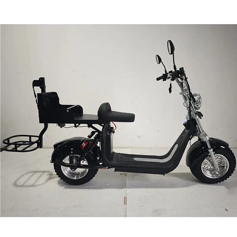 

ZAIQU US/EU Warehouse 2000w 60v12ah/20ah lithium battery fat tire citycoco electric scooter/two wheels electric scoot