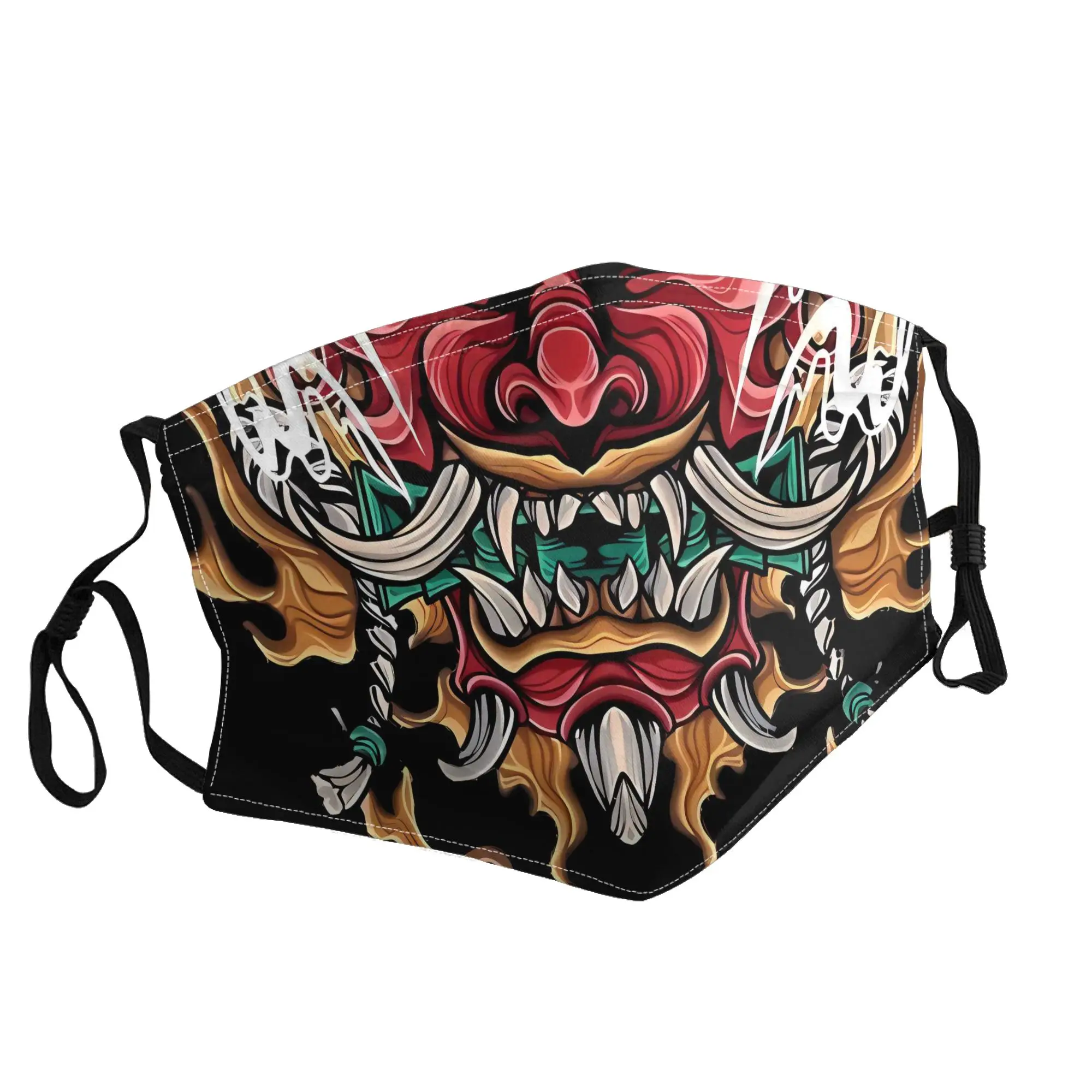 

Японская маска Они унисекс для активного отдыха с модным принтом