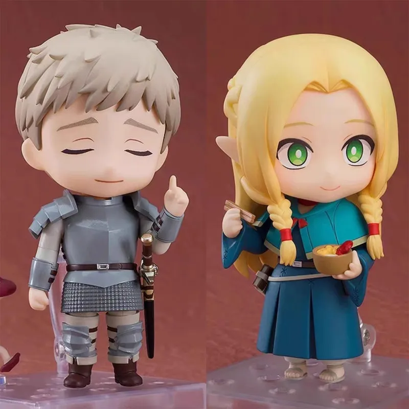 2 Stück Delicious in Dungeon 2375 Laios Touden 2385 Marcille Donato Actionfiguren-Set Sammlerstück Anime-Modell Desktop-Ornament Geschenk