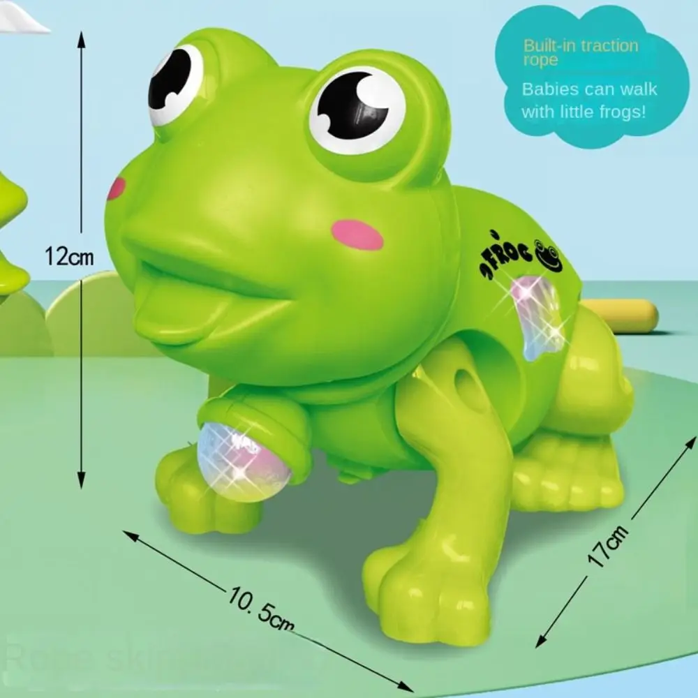 Electric Electric Frog With Music Projection Cartoon Frog Music Projection Educational Toys Montessori Classic