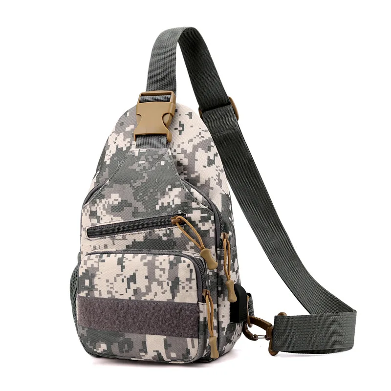 Designer Camo Chest Outdoor Charging Crossbody Bag impermeabile Oxford tessuto petto escursionismo borse a tracolla per donna uomo vendita calda