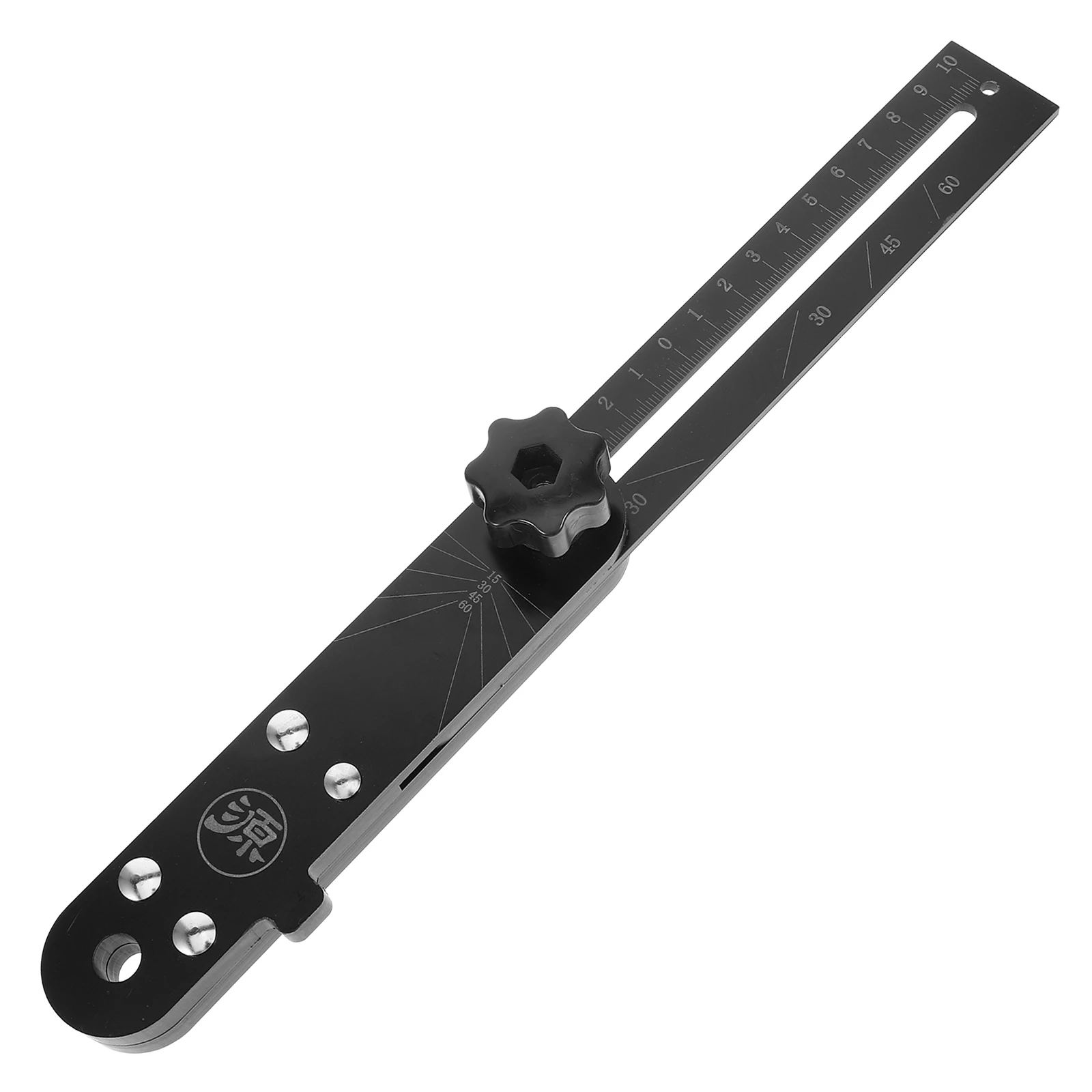 

Black Handle Angle Ruler 200mm Woodworking Measuring Tool Multi Angle Protractor Swing Gauge Sewing Accessories