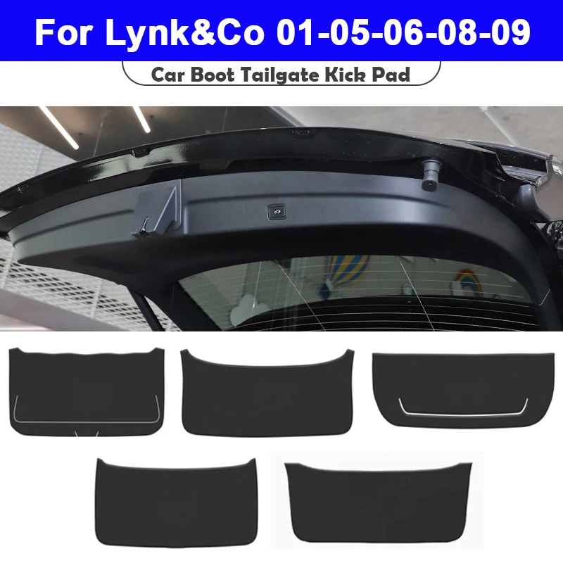 

For Lynk & Co 01 05 06 08 09 Car Tailgate Mat Custom Fit Trunk Liner Anti-Slip Auto Accessories Waterproof Rear Bumper Protector