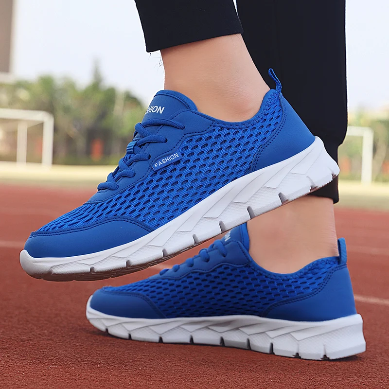 Cheap Running Shoes Men Comfortable Sports Summer Mesh Breathable Tennis Shoes Lightweight Sneakers for Men Big Size