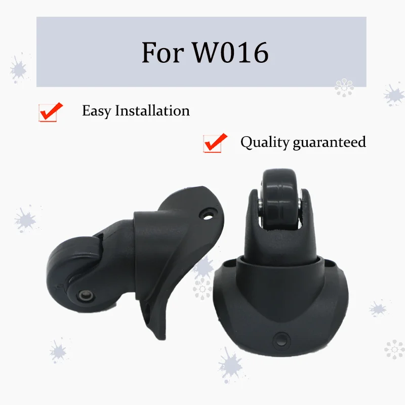 

For W016 Wear-Resistant Luggage Wheel Replacement Parts 360-Degree Swivel Castors Compression-Resistant & Anti-Slip Essential