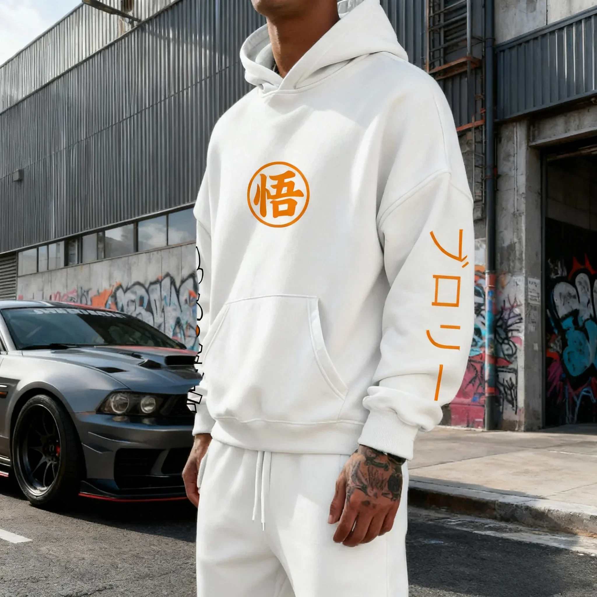 Dragon Ball Anime Goku Printed Hoodie  Spring/Autumn New Men's and Women's Harajuku Large Daily Casual Parent Child Top - view 2