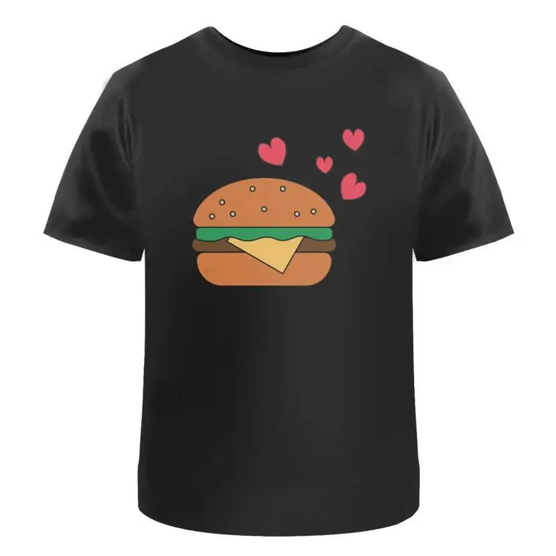 Burger Hearts' Baumwoll-T-Shirt Ta037149