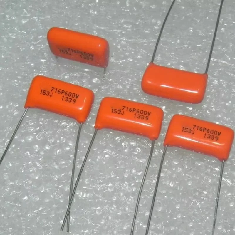 

10 шт. 716P 600v153 0,015 мкФ 153j 5% медный полипропиленовый пленочный конденсатор для гитары Fever