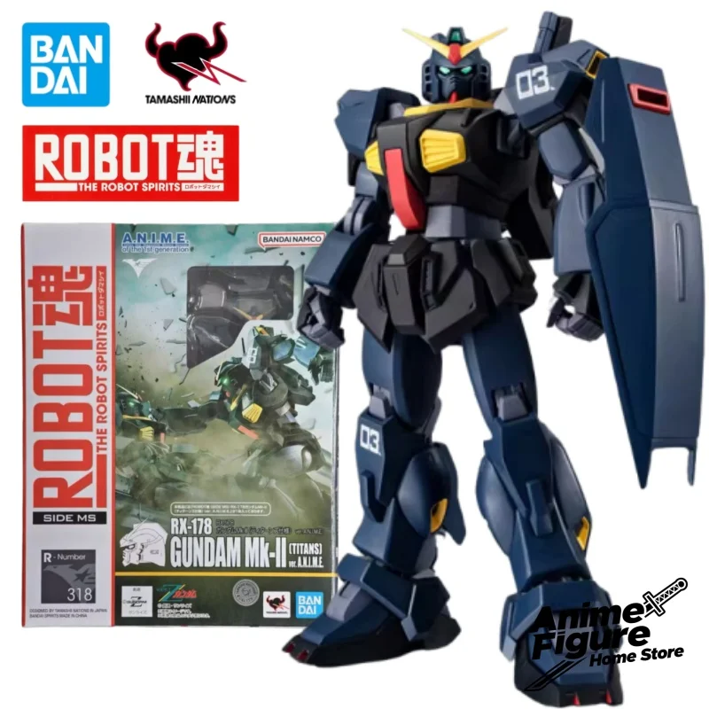 

100%Original in Stock Bandai ROBOT Mobile Suit Z Gundam MK-Ⅱ Titans Anime Character Toy Model Desktop Ornaments Collection Gifts