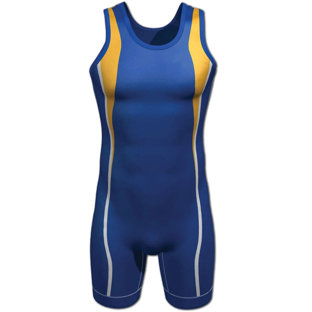 Wrestling Singlet Bodysuit Leotard Outfit Underwear GYM Sleeveless Triathlon PowerLifting Clothing Swimming Running Skinsuit