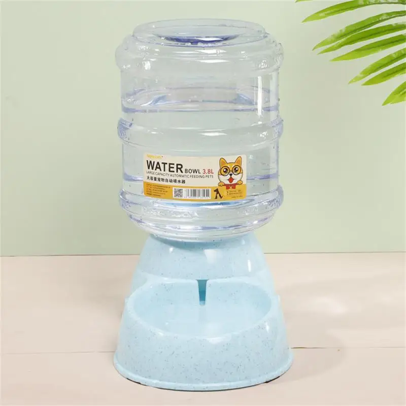 Cat Water Dispenser 3.8l Large Capacity Cat Automatic Feeder Creative Pet Supplies Plastic Water Bottle Cat Dog Feeding