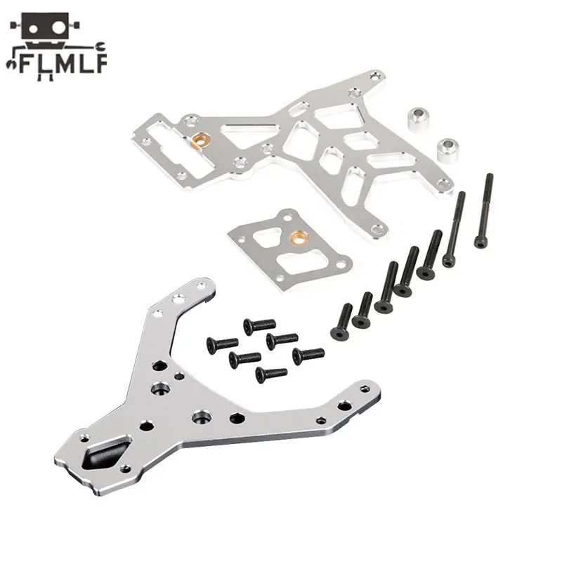 Rc Car Gas CNC aluminium zagęszczony przedni lub tylny górny zestaw płyt łączących dla 1/5 HPI ROFUN ROVAN KM BAJA 5B 5T 5SC części do samochodów