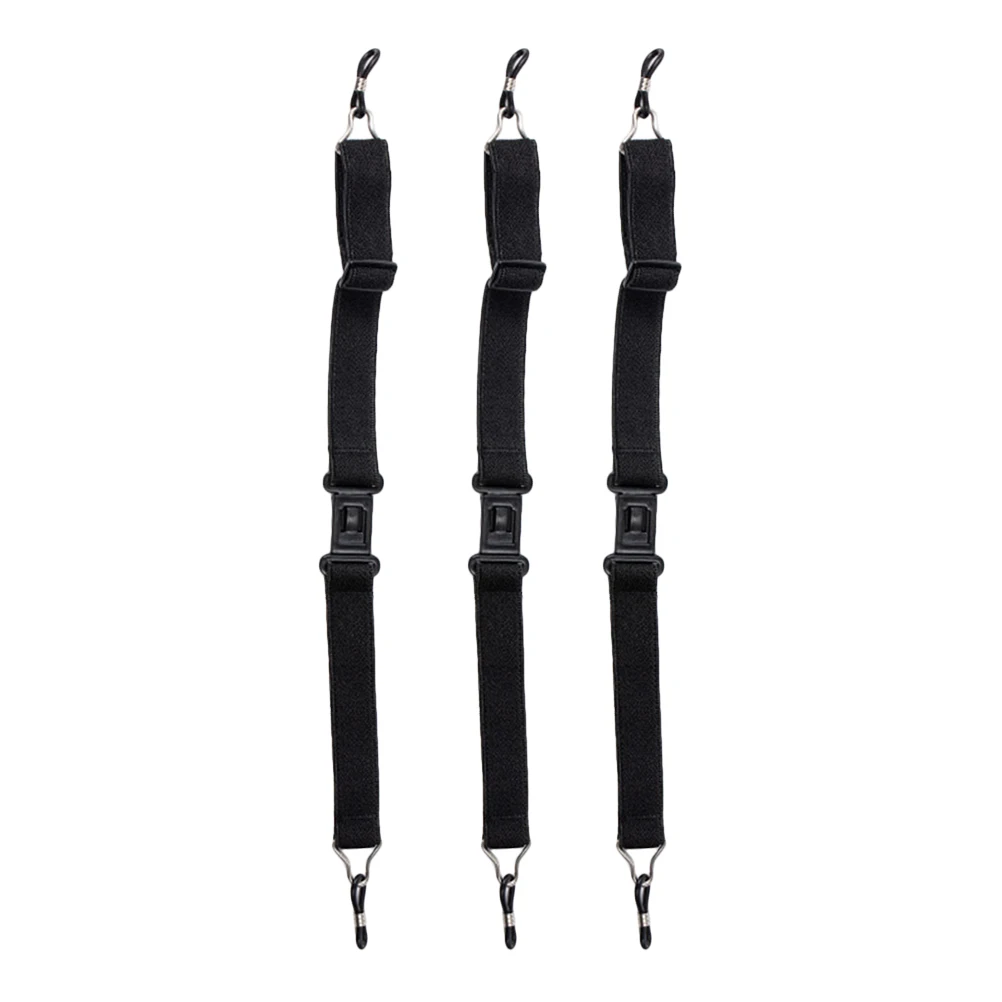 

3pcs Glasses Anti-Slip Covers Reusable Durable Eyeglass Holder Adjustable Strap Lanyard For Sunglasses Glasses Accessories