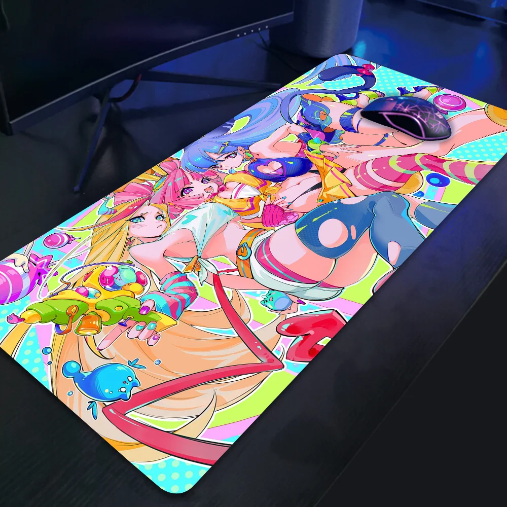 Anime Girl M Muse Dash Mousepad Mouse Mat With Pad gaming accessories Prime Gaming XXL Keyboard Pad Stitch Padding Mat