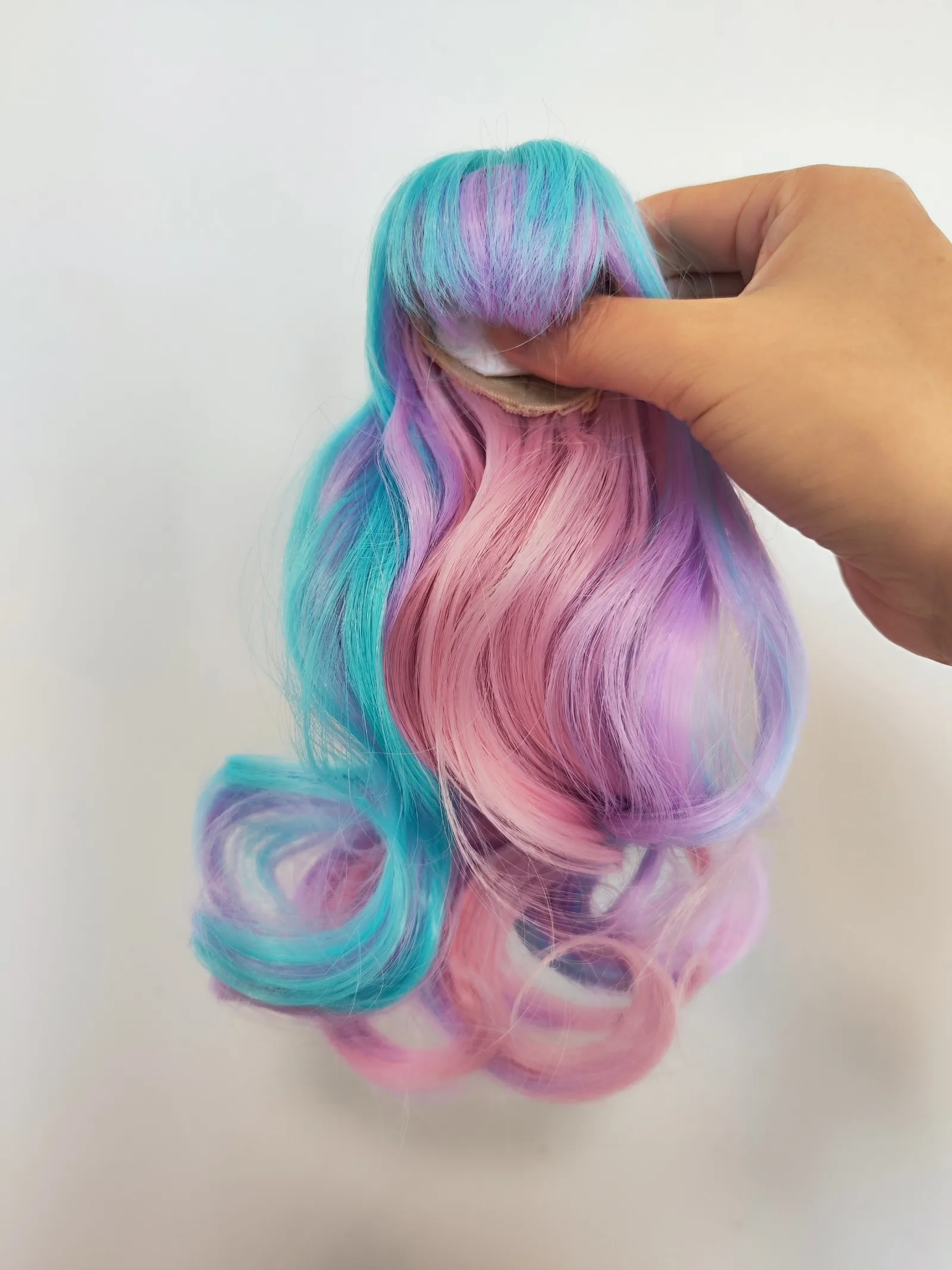 

1/6 окружность головы 6-7 дюймов (16-17 см) bjd кукольные волосы парик из высокотемпературного волокна