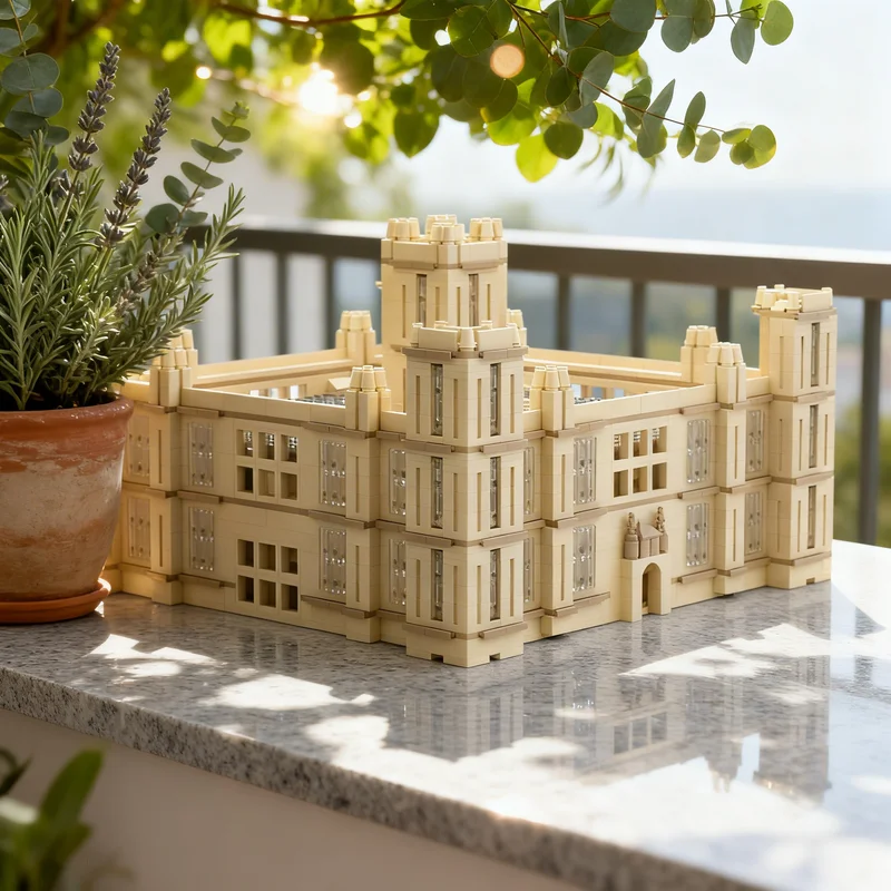 

3512pcs MOC Downton Abbey Icons Model Building Blocks DIY Gift Creative Collectible Display Decor Premium Adult Kids Desk Home