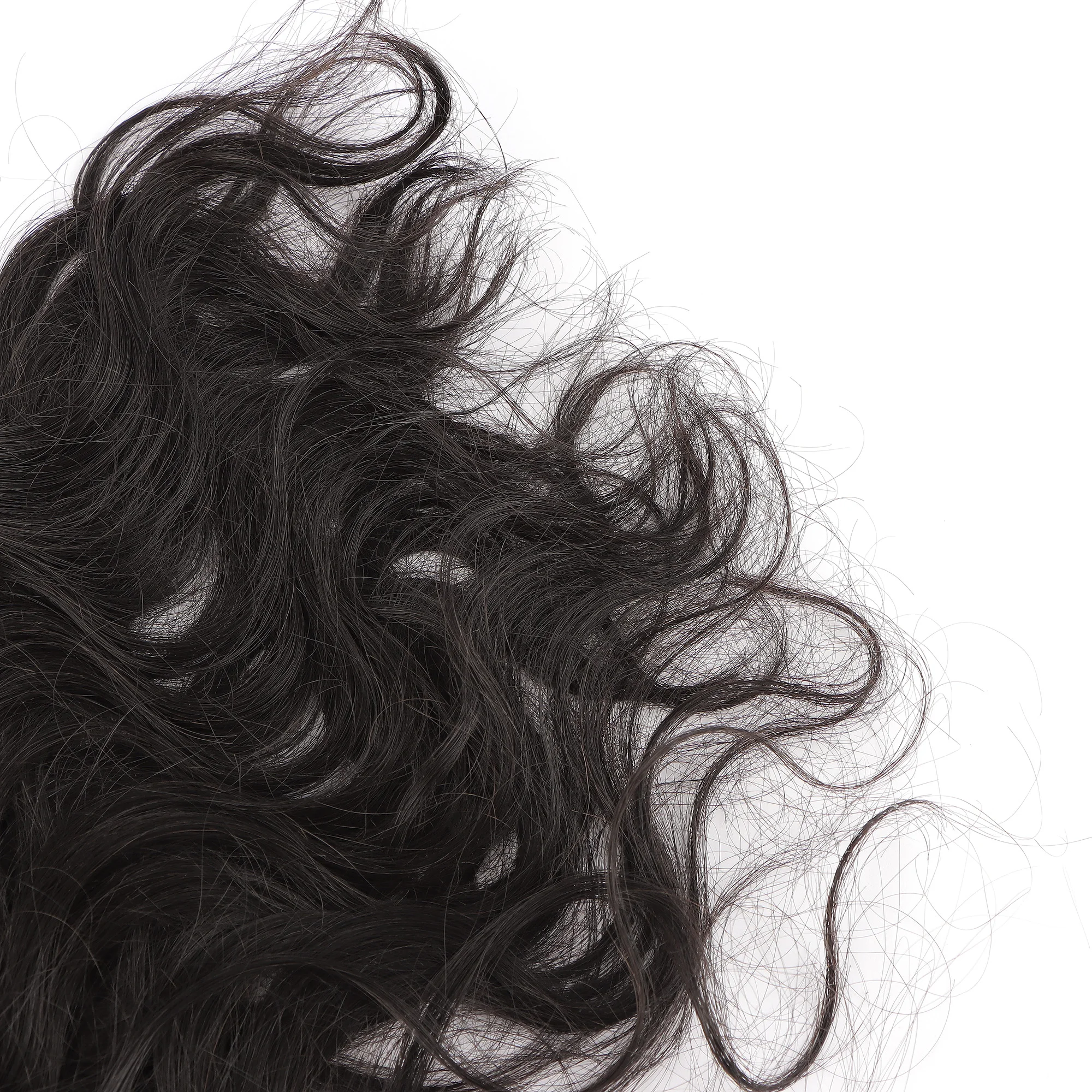 AHVAST natural wave100g clip in weft hair extension natural color human hair 100% virgin hair weft extensions