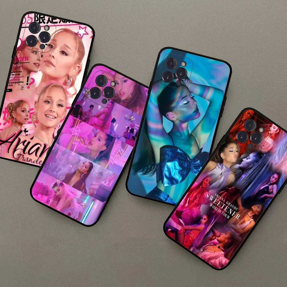 Singer Pop Star A-Ariana G-Grande Phone Case For IPhone 16 15 14 11 12 13 Mini Pro XS Max Cover 6 7 8 Plus X Funda Shell